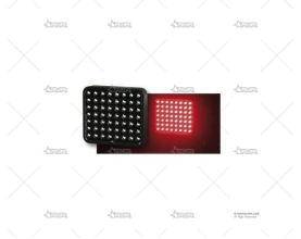 LUZ DE LLUVIA ROJA LED 102X92X35mm FIA BRAND R