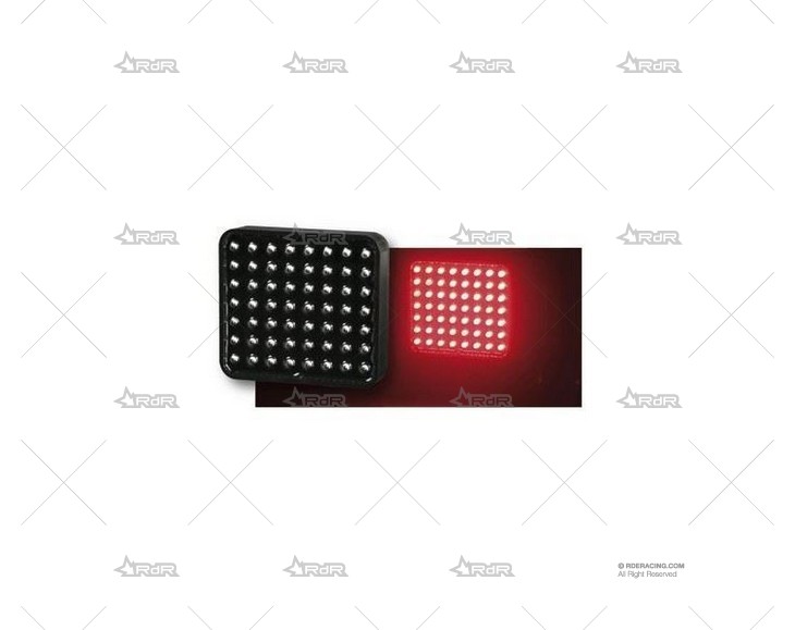 LUZ DE LLUVIA ROJA LED 102X92X35mm FIA BRAND R