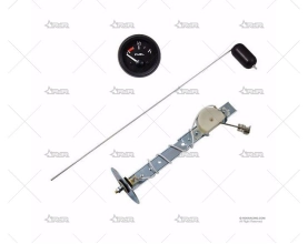 MANÓMETRO NIVEL GASOLINA 52mm NEGRO BRAND R