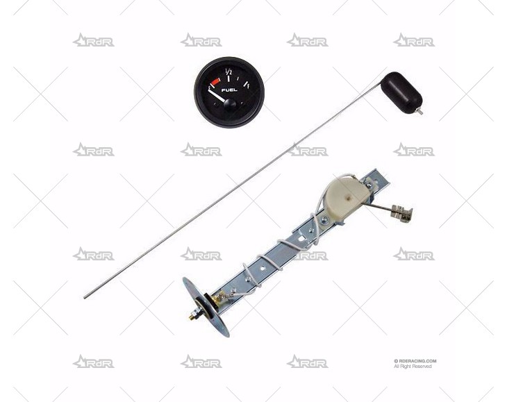 MANÓMETRO NIVEL GASOLINA 52mm NEGRO BRAND R