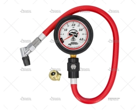 MANOMETRO PRESION NEUMATICOS 0-4Br. 65mm LONGACRE