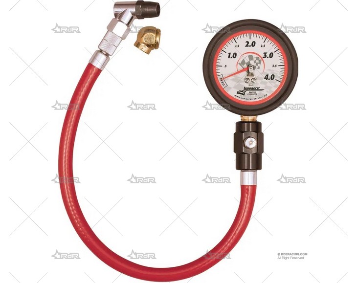 MANOMETRO PRES. NEUMAT. LONGACRE 0-4Br. POWERSPRINT