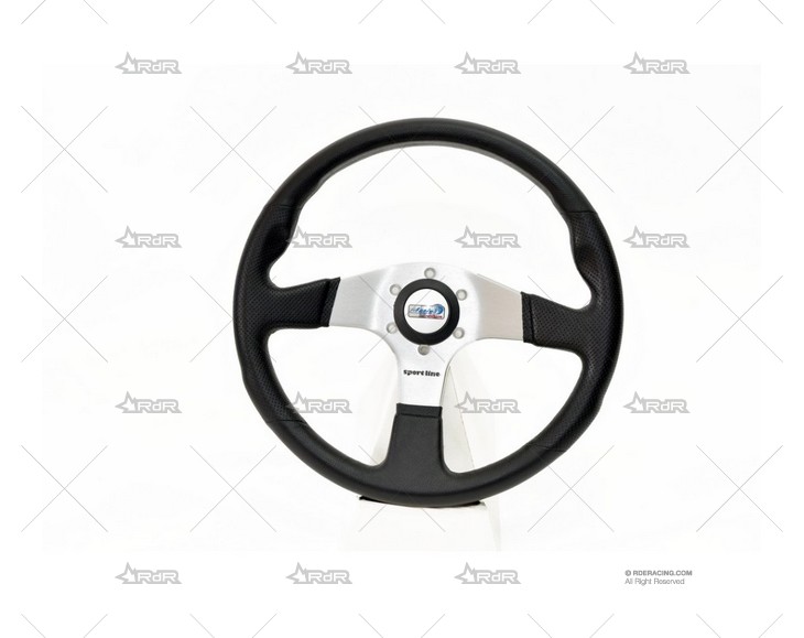 VOLANTE 350mm PLANO ATLANTIC PLATA/POLI. BRAND R