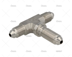 PASAMUROS EN T MACHO 3x 3/8x24 INOX QSP