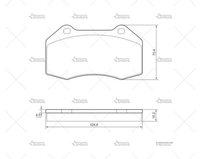 PASTILLA TAROX.114 HONDA CIVIC FK/FN AV. TAROX
