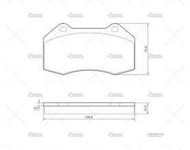 PASTILLA TAROX.114 HONDA CIVIC FK/FN AV. TAROX