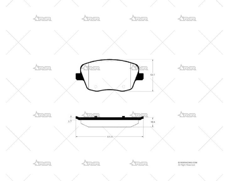 PASTILLA TAROX.114 IBIZA 6L 02-09 TDI 1 TAROX