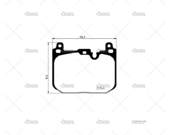 PASTILLA TAROX.114 MINI JCW TAROX