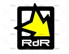 PEGATINA REGALO RDR 6x7Cm R DE RACING