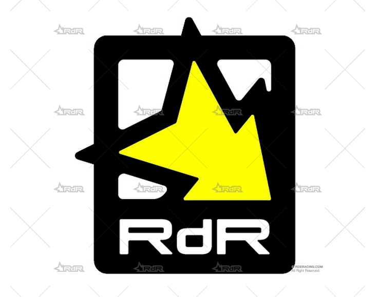 PEGATINA REGALO RDR 6x7Cm R DE RACING