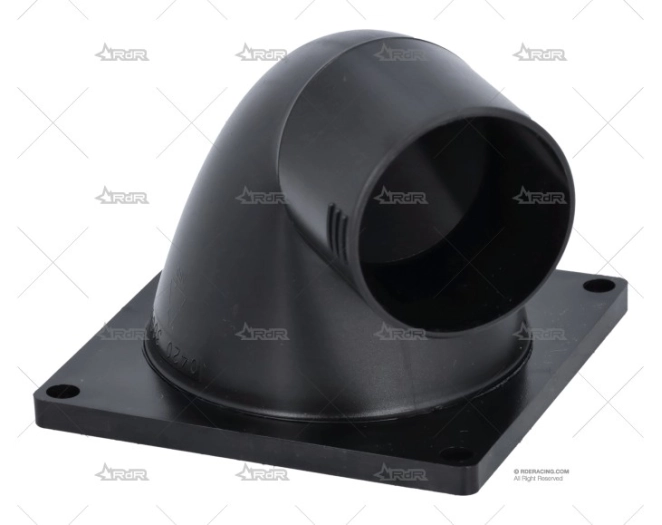 PLACA 90X90mm MACHON 45º 45mm PLASTICO SIROCO