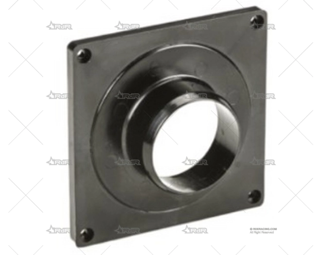 PLACA 90X90mm MACHON RECTO 45mm PLASTICO SIROCO