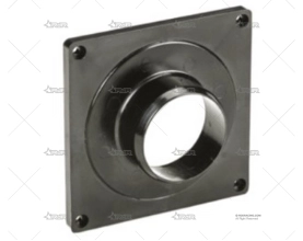 PLACA 90X90mm MACHON RECTO 45mm PLASTICO SIROCO