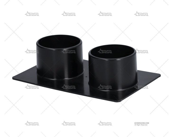 PLACA ABS 2 ACOPLAMIENTOS 45mm SIROCO