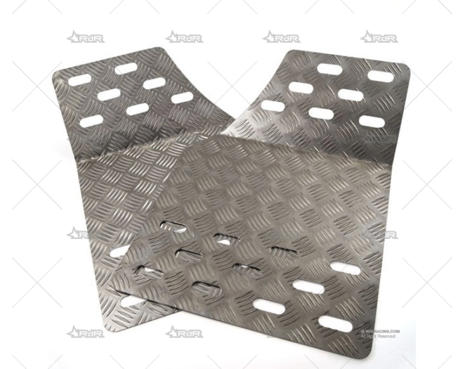 PLACA ALU UNIVERSAL RRS (x2 DER/IZQ) RRS