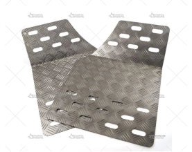 PLACA ALU UNIVERSAL RRS (x2 DER/IZQ) RRS