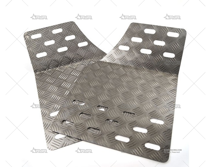 PLACA ALU UNIVERSAL RRS (x2 DER/IZQ) RRS