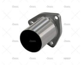 PLATINA CON TUBO 3 TORN. 45mm L100mm POWERSPRINT