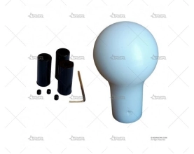 POMO BTR NYLON BOLA BLANCO BRAND R