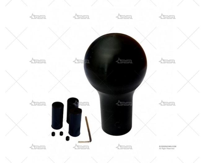 POMO BTR NYLON BOLA NEGRO BRAND R