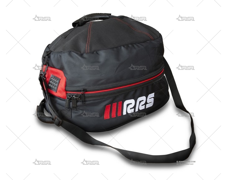 BOLSA CASCO + HANS RRS NEGRO/ROJO RRS