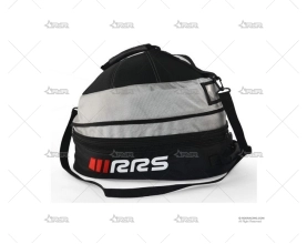 BOLSA PARA CASCO Y HANS (NEGRA/GRIS) RRS