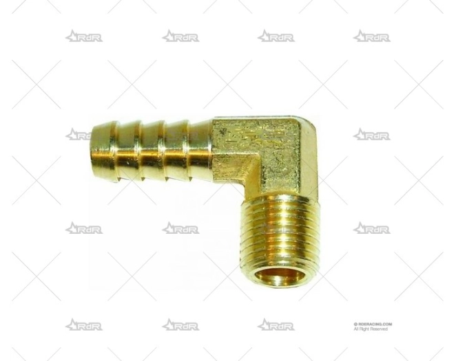 RACORD FACET RED TOP 90º 1/4x18-10mm FACET