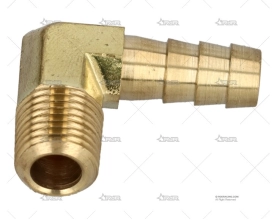 RACORD FACET RED TOP 90º 1/4x18-10mm