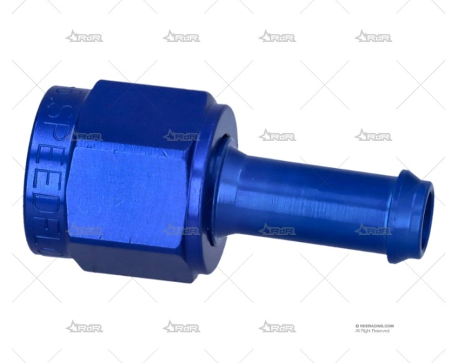 RACORD HEMBRA 9/16X18 - 8mm AZUL