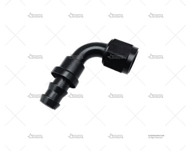 RACORD HEMBRA 90º DASH 6 9/16x19 NEGRO GOODRIDGE