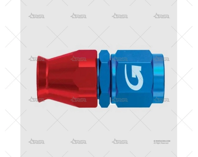 RACORD HEMBRA RECTO 7/16x20 DASH 4 ALU. GOODRIDGE