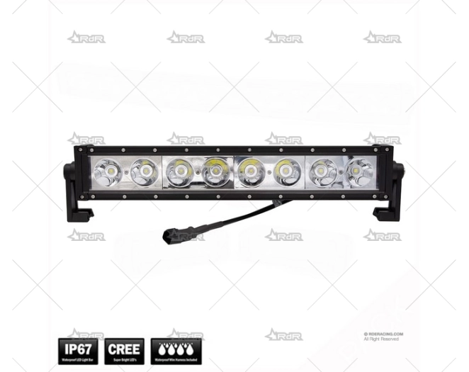 RAMPA DE FAROS 8 LEDs 160W BRAND R