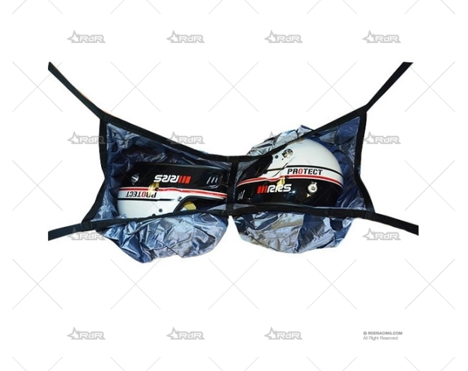 RED PORTA-CASCOS 2 CASCOS GRIS RRS