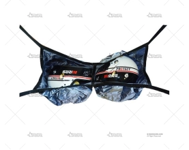 RED PORTA-CASCOS 2 CASCOS GRIS RRS