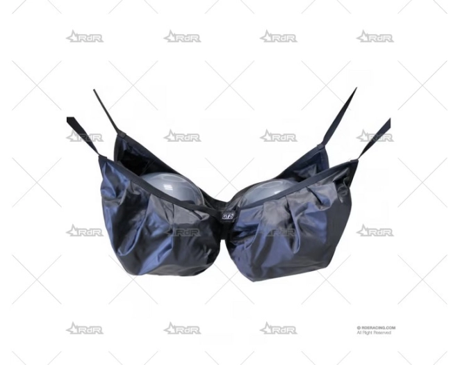 RED PORTA-CASCOS TRS NYLON NEGRA/GRIS BRAND R