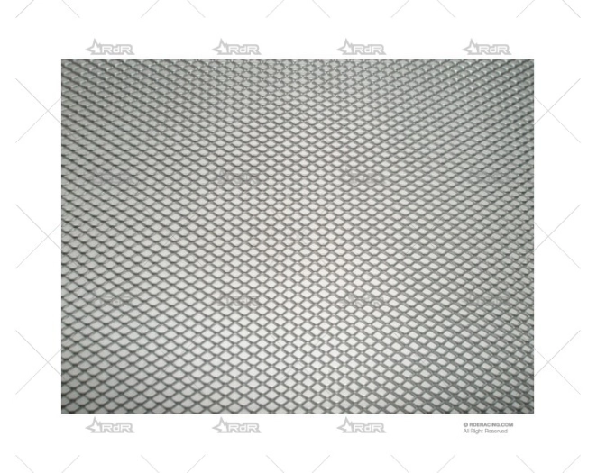 REJILLA ALUM. 120X30CM ROMBO PEQ. PLATA BRAND R
