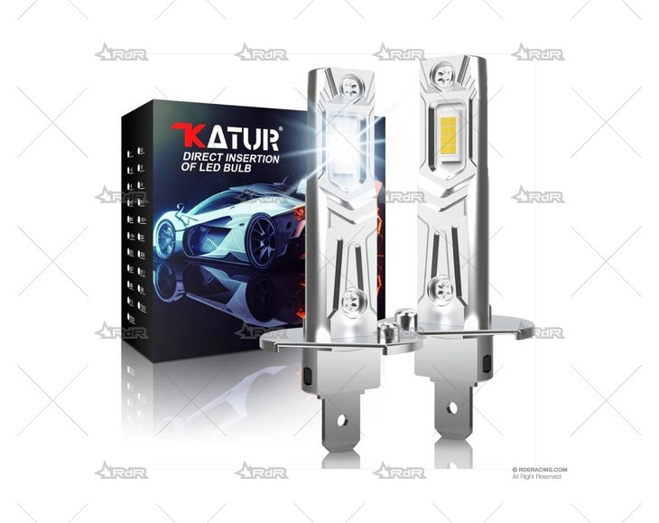 BOMBILLA H1 12V 80W LED KATUR PEQUE. x2 KATUR
