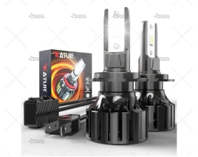 BOMBILLA H1 12V 80W LED KATUR 2000Lm x2