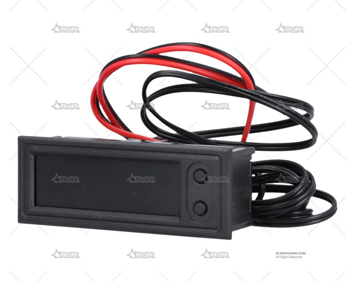 RELOJ RECTANGULAR EMPOTRABLE + TEMP. BRAND R