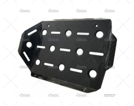 REPOSAPIES COPILOTO ALUMINIO NEGRO QSP