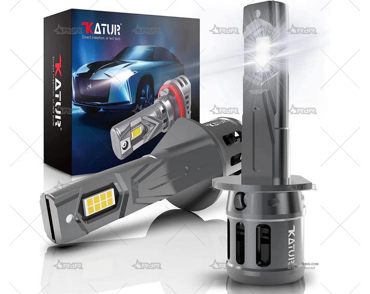 BOMBILLA H1 12V 80W LED KATUR PRO x2