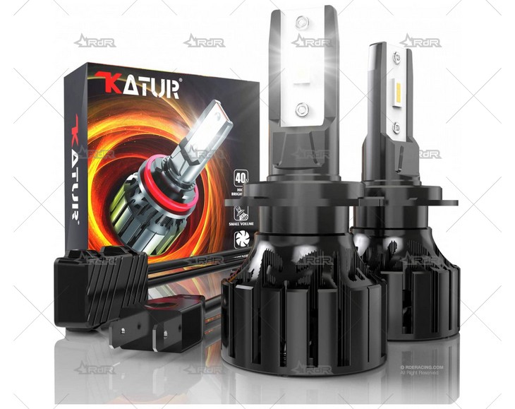 BOMBILLA H3 12V 80W LED KATUR x2 KATUR