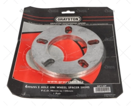 SEPARADOR RUEDA  6MM UNIVERSAL 5 GRAYSTON