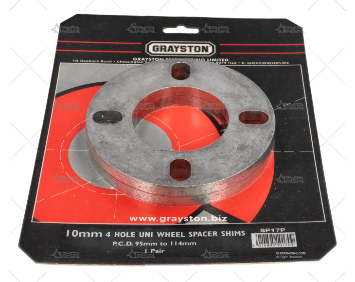 SEPARADOR RUEDA 10MM UNIVERSAL 4 GRAYSTON