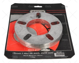 SEPARADOR RUEDA 10MM UNIVERSAL 5 GRAYSTON