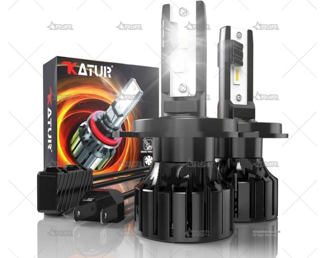 BOMBILLA H4 12V 80W LED KATUR STD 2UD.