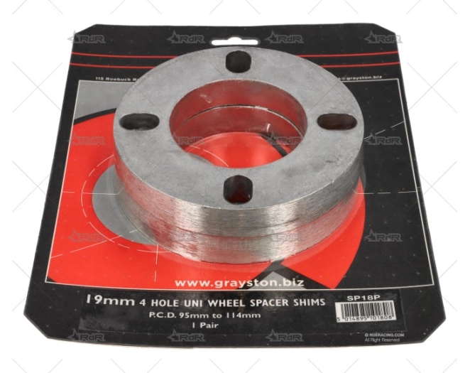 SEPARADOR RUEDA 19MM UNIVERSAL 4 GRAYSTON