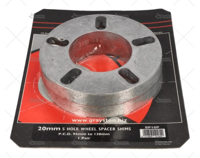 SEPARADOR RUEDA 20MM UNIVERSAL 5 GRAYSTON