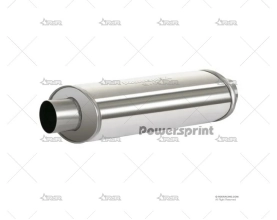 SILENCIADOR SIMPLE OVAL 63.5/570mm INOX POWERSPRINT