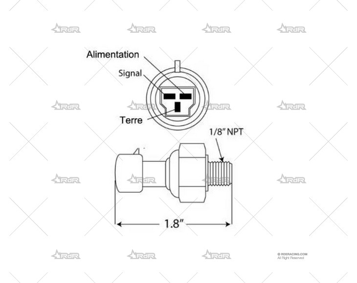 SONDA PRESION ACEITE MANOMETRO PROSPORT PROSPORT